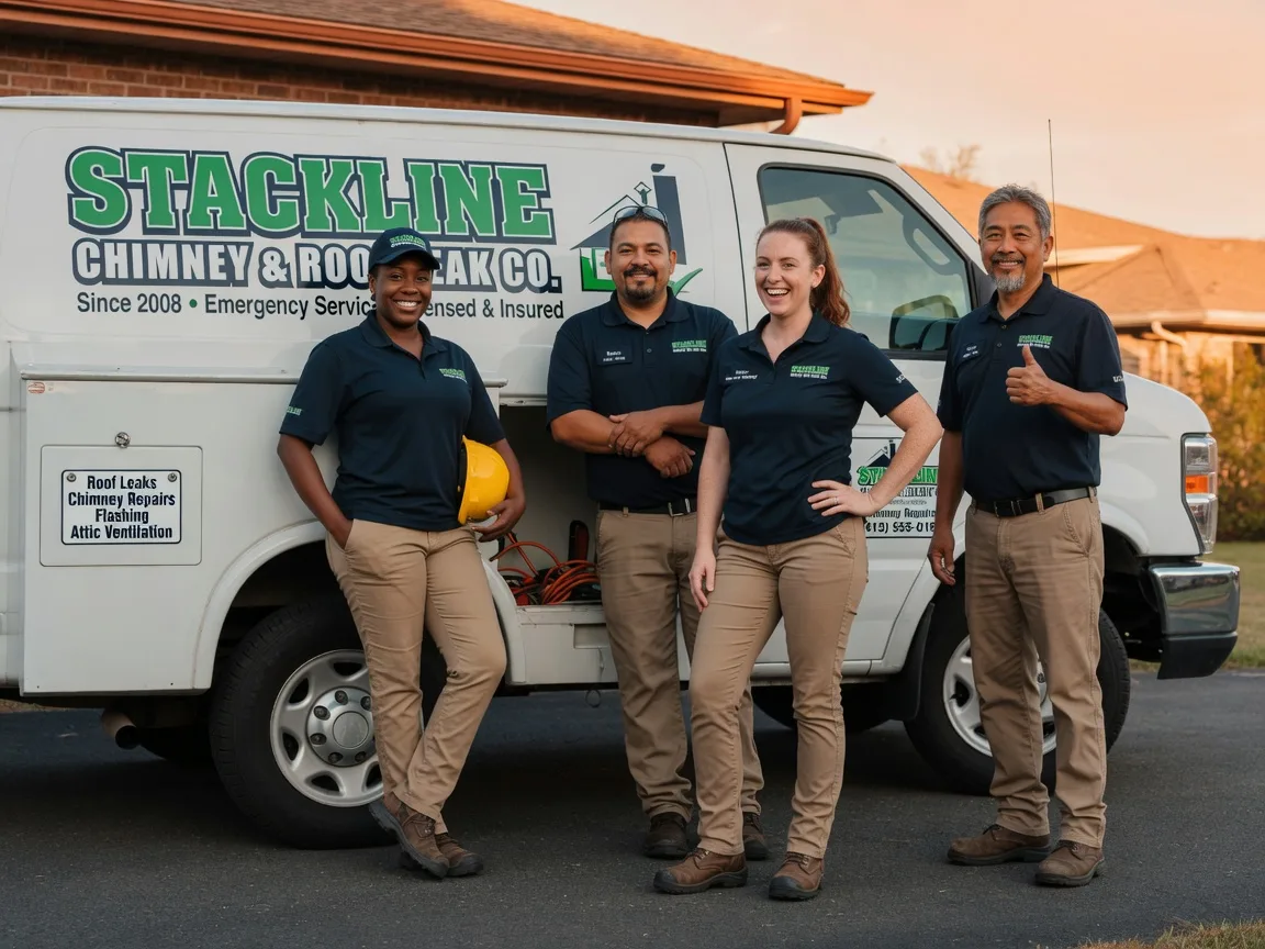 Chimney flashing repair company in Danvers, IL